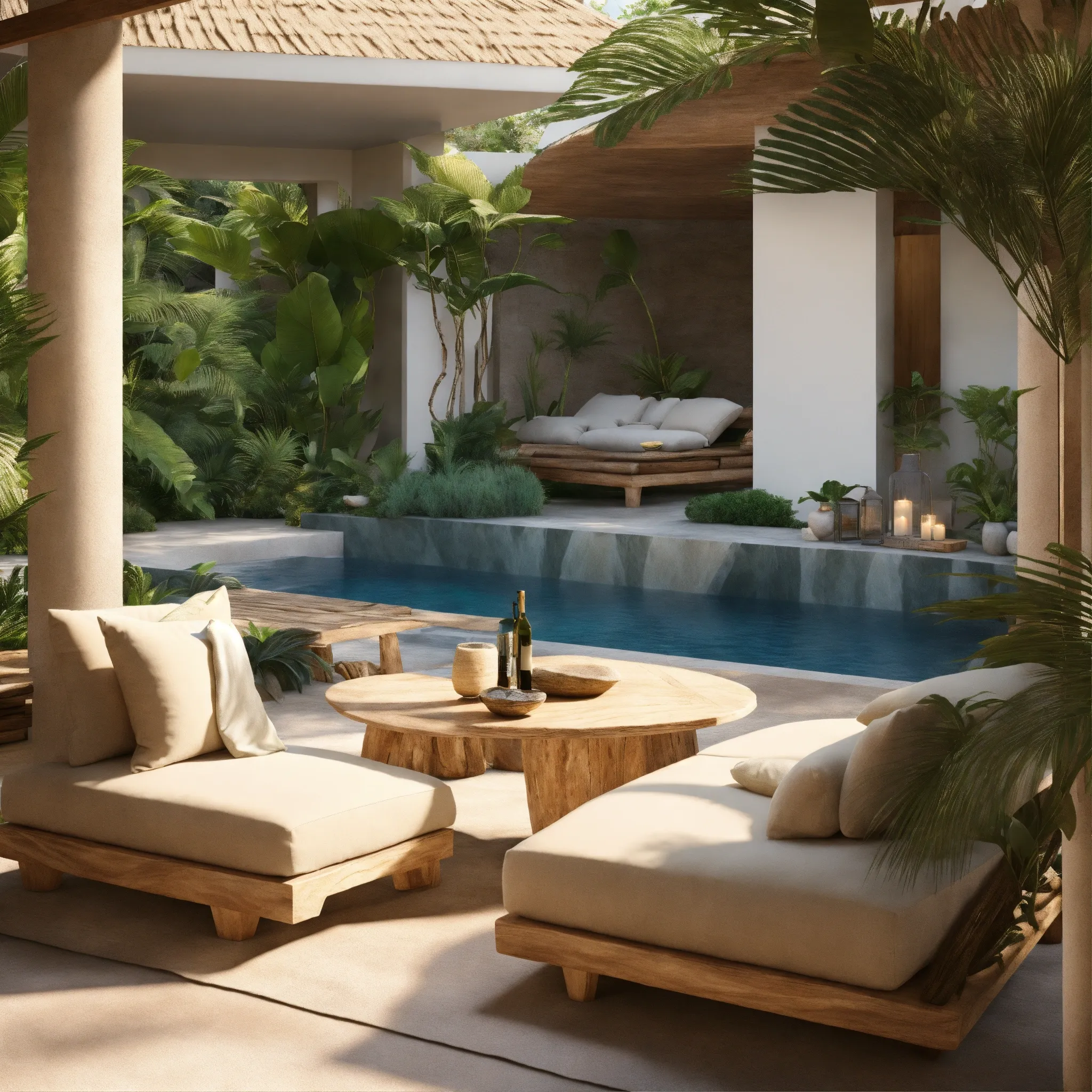 Open woonkamer met grote ramen en natuurlijk licht